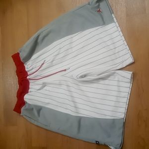 Jordan's Red, White & Gray Shorts